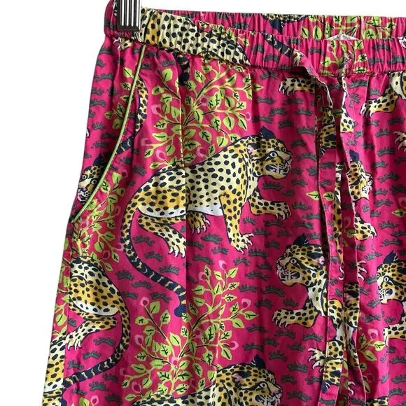 PrintFresh Bagheera Pajama Pants XXS Tobacco Hot Pink Organic Cotton - Picture 7 of 11
